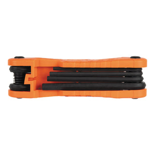 Klein Tools 70550M Pro Folding Hex Key Set, Metric, 10-Keys