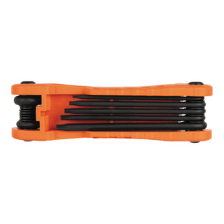 Klein Tools 70550T Pro Folding Hex Key Set, TORX, 10-Keys