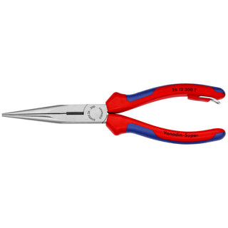 Knipex 26 12 200 T BKA 8" Long Nose Pliers with Cutter-Tethered Attachment