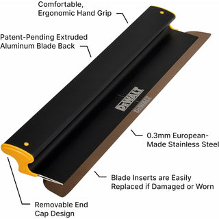 Dewalt DXTT-2-924 24 in. Skimming Blade - Aluminum Housing with 0.012 in. (0.3mm) Replaceable Stainless Steel Blade Insert