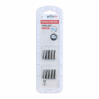 Wiha Tools 71909 Torq-Set Bit #5 - 25mm - 10 Pack