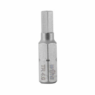 Wiha Tools 71943 Security Hex Insert Bit, 4.0 mm x 25 mm, 10 Pk.