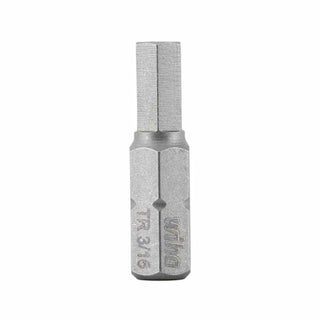 Wiha Tools 71955 Security Hex Bit 3/16 Inch - 25mm - 10 Pack