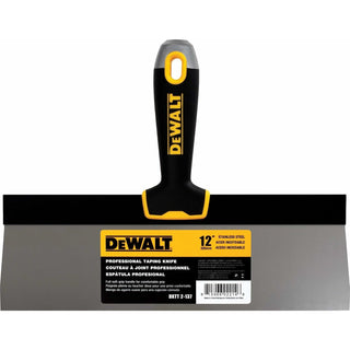 Dewalt DXTT-2-137 12 Inch Stainless Steel Taping Knife with Soft Grip Handle