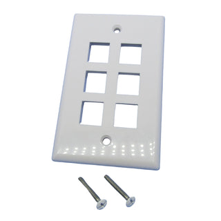 Philmore 72-5069 Keystone Wall Plate for Datacom