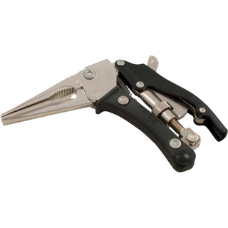 Grip-On 72708 Ergogrip Long Nose Locking Plier, L. 8 Inch