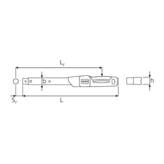 Stahlwille 50184002 730/2 Quick MANOSKOP Torque Wrench for inserts