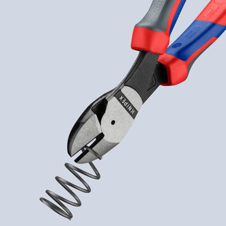 Knipex 74 22 200 KnipeXtend 8" High Leverage 12° Angled Diagonal Cutters