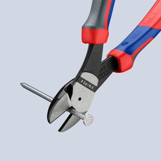 Knipex 74 22 200 KnipeXtend 8" High Leverage 12° Angled Diagonal Cutters