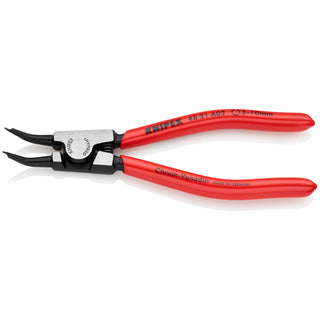 Knipex 46 31 A02 5 1/2" External 45° Angled Snap Ring Pliers-Forged Tips