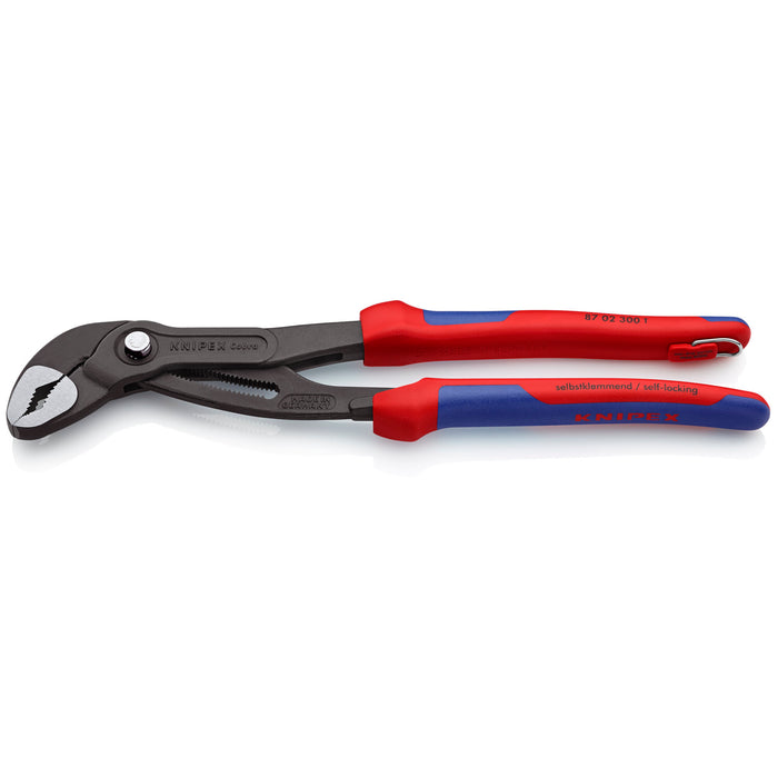 Knipex 87 02 300 T BKA 12" Cobra® Water Pump Pliers-Tethered Attachment