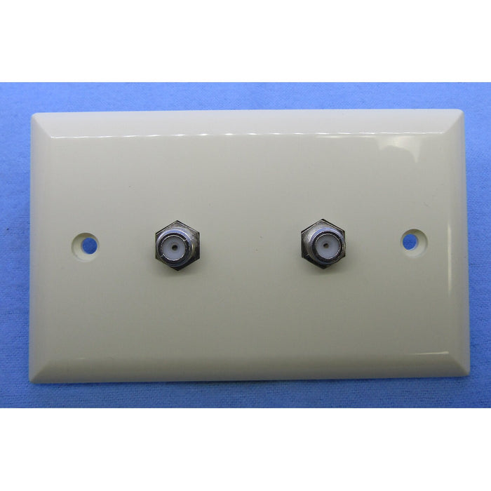 Philmore 75-3430 Dual "F" Type Wall Plate