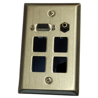 Philmore 75-746 VGA Plus Keystone Wall Plate