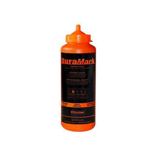 US Tape 76632 DuraMark Chalk 32 oz. Neon Orange Chalk