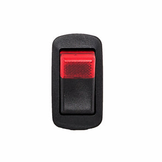 NSI 77030RQ Lighted Rocker Maintained Contact DPST 15 Amps On-Off Circuit Red Quick Connection