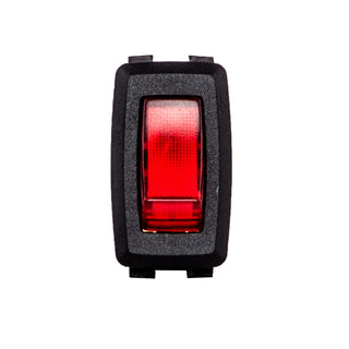 NSI 77150RQ Lighted Rocker Maintained Contact SPST 15 Amps On-Off Circuit Red Quick Connection