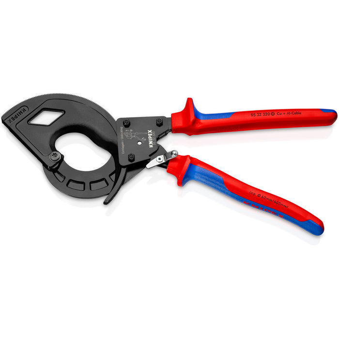 Knipex 95 32 320 12 1/2" 3 Stage Drive Ratcheting Cable Cutter