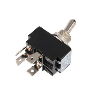 NSI 78130TQ Toggle Switch DPST 20 Amps On-Off Circuit Bat Br/Ni Quick Connection