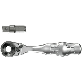 Wera 8001 A Zyklop Mini 1 Bit Ratchet ¼" SB with ¼" drive, 2 pieces