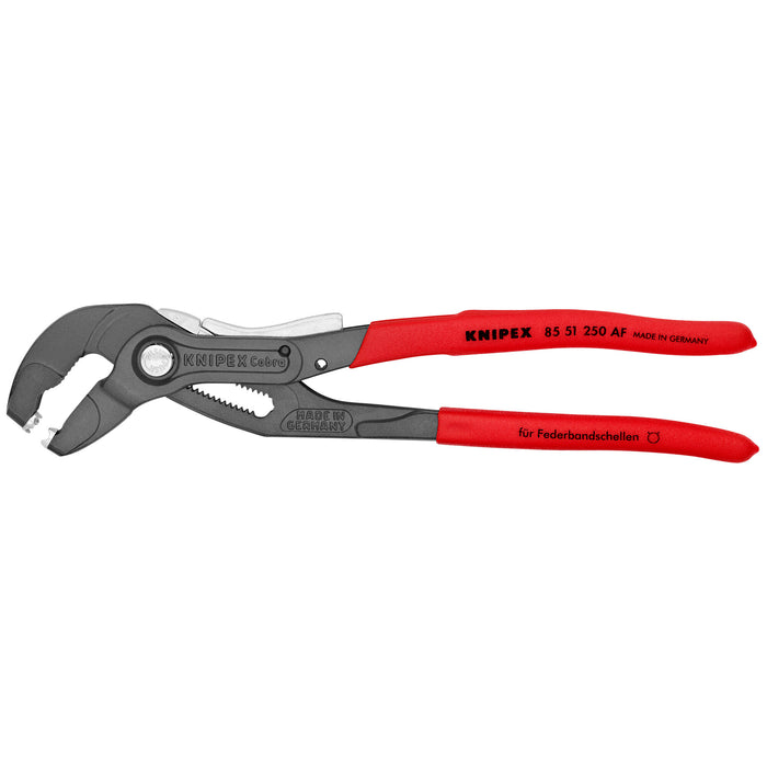 Knipex 85 51 250 AFSBA 10" Spring Hose Clamp Pliers-Locking Device