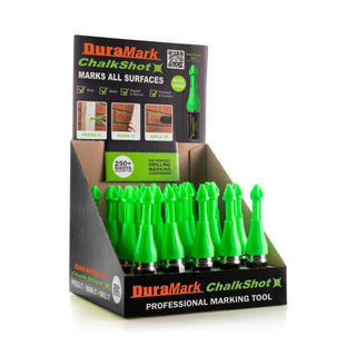 US Tape 76701D DuraMark ChalkShot 30 pc ChalkShot Display - Hi Vis Green