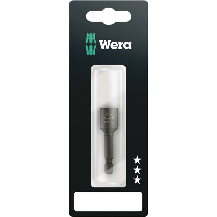 Wera 869/4 M SB Nutsetters, magnetic, 3/8" x 50 mm