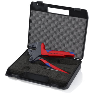 Knipex 97 43 200 8" Crimp System Pliers in Plastic Case