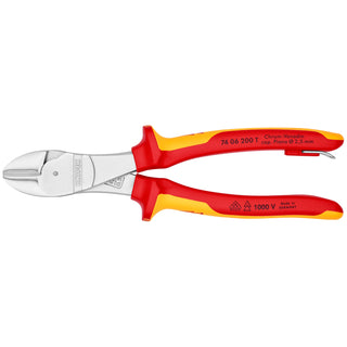 Knipex 74 06 200 T 8" High Leverage Diagonal Cutters-1000V Insulated-Tethered Attachment