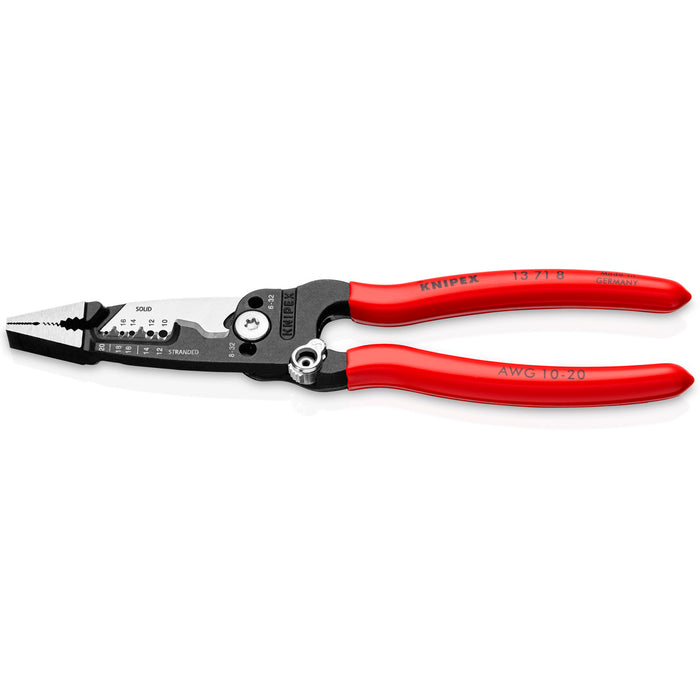 Knipex 13 71 8 8" Forged Wire Stripper 20-10 AWG