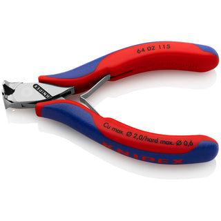 Knipex 64 02 115 4 1/2" Electronics End Cutting Nippers