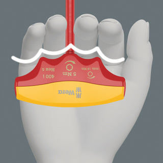Wera 400 i VDE Hex Insulated torque-indicator, 4 x 5.0 Nm