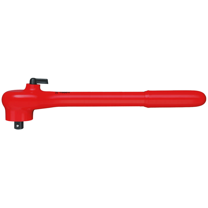 Knipex 98 41 1/2" Drive Reversible Ratchet-1000V Insulated