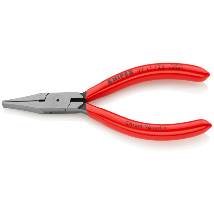 Knipex 37 11 125 5" Electronics Gripping Pliers-Flat Wide Tips
