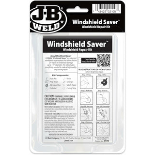 J-B Weld 2100 Windshield Saver Repair Kit, 2 fl. oz