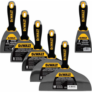 Dewalt DXTT-3-139 DW 6PC Stainless Steel J-Knife Set-Soft Grip Handle