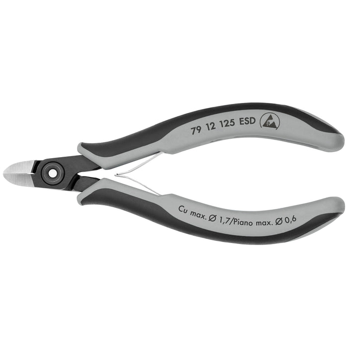 Knipex 79 12 125 ESD 5" Electronics Diagonal Cutters-ESD Handles