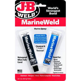 J-B Weld 8272 MarineWeld Twin Tube Marine Epoxy, 2 oz.