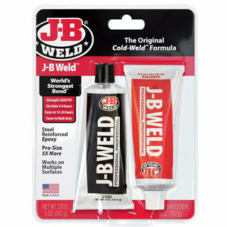 J-B Weld 8281 Professional Cold Weld Steel Reinforced Epoxy & Hardener, 10 oz.