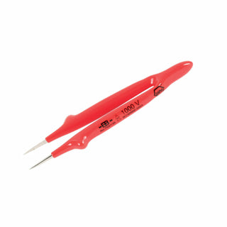 Wiha Tools 75205 5" Straight Fine Insulated Tweezers