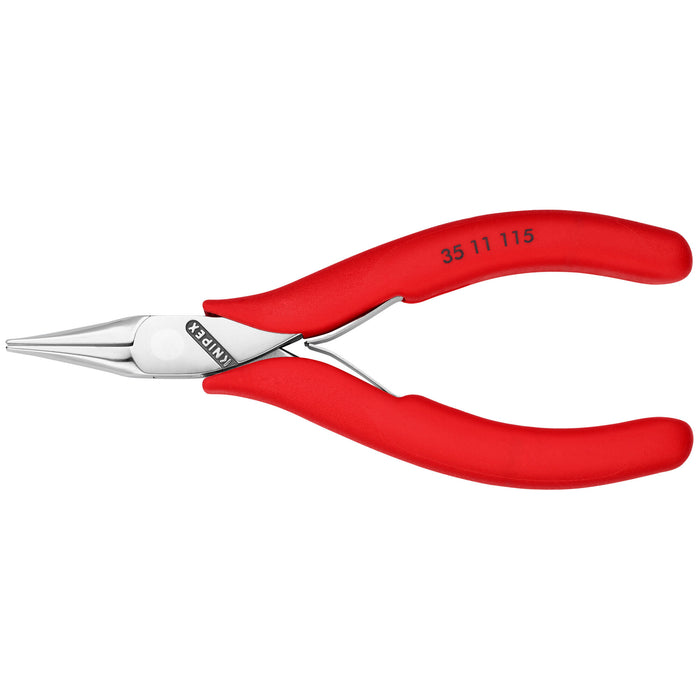 Knipex 35 11 115 4 1/2" Electronics Pliers-Flat Tips