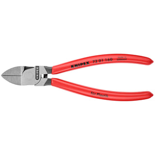 Knipex 72 01 160 SB 6 1/4" Diagonal Pliers for Flush Cutting Plastics