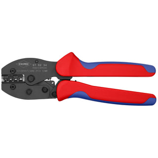 Knipex 97 52 34 8 1/2" Crimping Pliers For Non-Insulated Open Plug-Type Connectors (Plug Width 2.8 and 4.8 mm)