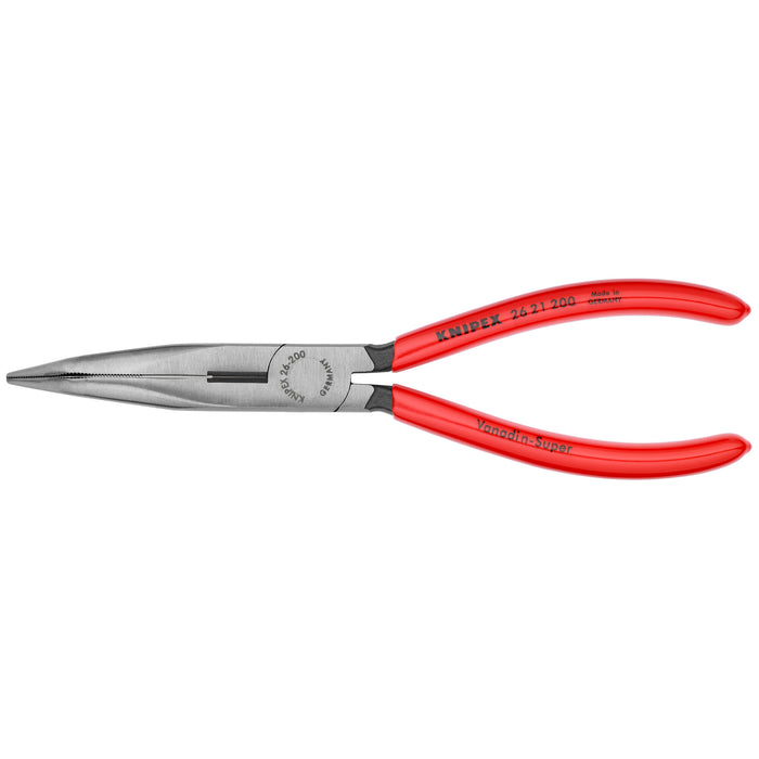 Knipex 26 21 200 8" Long Nose 40° Angled Pliers with Cutter