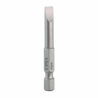 Wiha Tools 74015 Slotted Power Bit, 5.5 mm x 50 mm, 10 Pk.