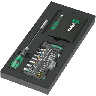 Wera 9750 Foam insert Kraftform Kompakt and Tool-Check PLUS set 1, 57 pieces