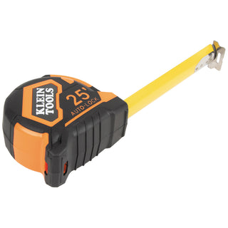 Klein Tools 9125AL Tape Measure, 25-Foot Single-Hook Auto-Lock