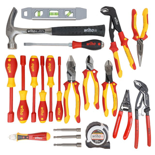 Wiha Tools 91872 Master Electrician's Insulated Tool Kit in Heavy Duty Backpack, 59 Pc.