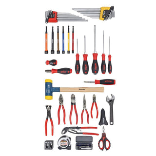 Wiha Tools 91873 Industrial MRO Tool Kit in Heavy Duty Backpack, 80 Pc.