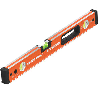 Klein Tools 93524MAG Magnetic Box Beam Level, 3 Vial, 24"