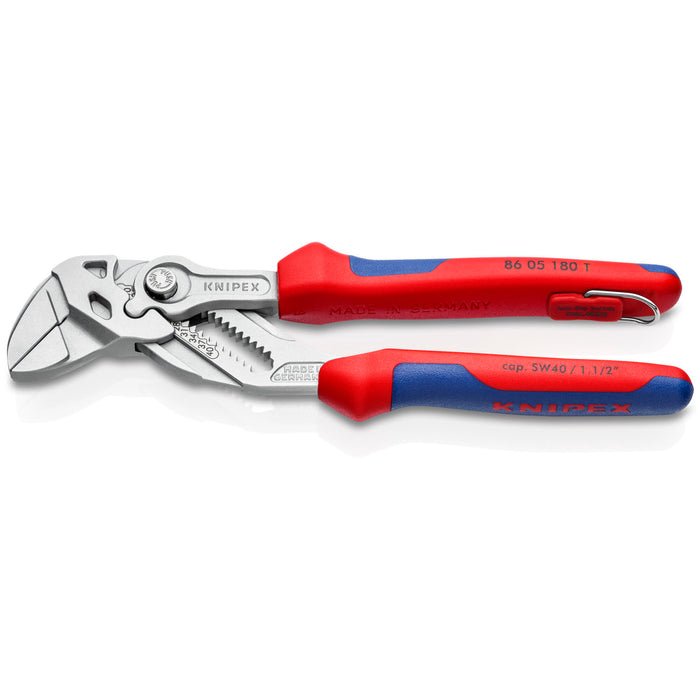 Knipex 86 05 180 T BKA 7 1/4" Pliers Wrench-Tethered Attachment